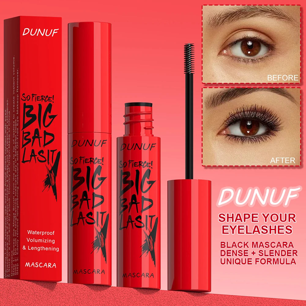 Waterproof Lengthening & Volumizing Mascara – Smudge-Proof All-Day Curl