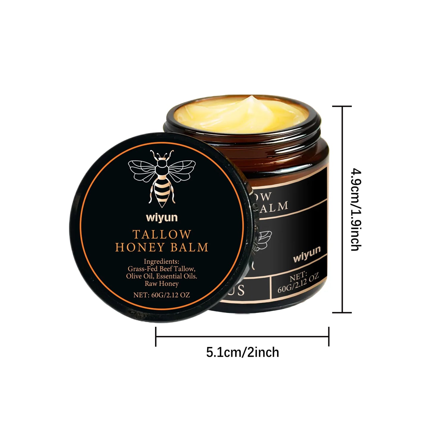 Tallow Honey Deep Hydration Cream for Firming, Brightening and Skin Repair