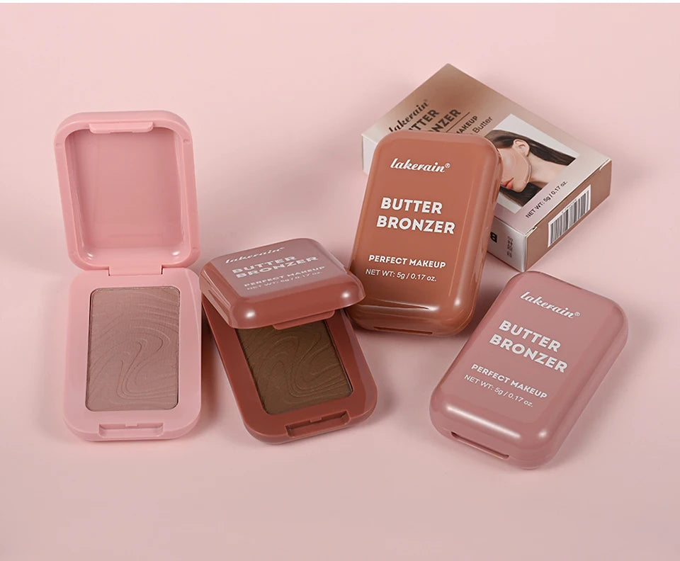 12-Hour Vegan Powder Blush & Bronzer – Soft Matte Face Palette