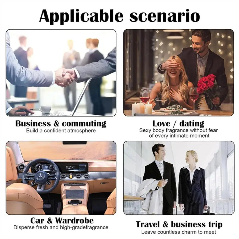 Rose Vanilla Pheromone Perfume for Women - Long Lasting Floral Seduction Fragrance