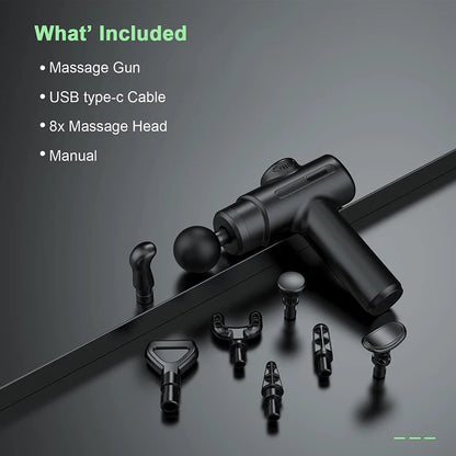 Deep Tissue Massage Gun – Full-Body Muscle Recovery System
