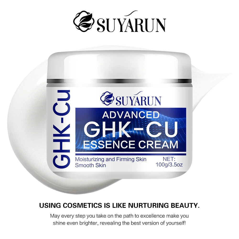 GHK-Cu Copper Peptide Anti-Aging Face Cream for Firming, Hydration and Skin Renewal