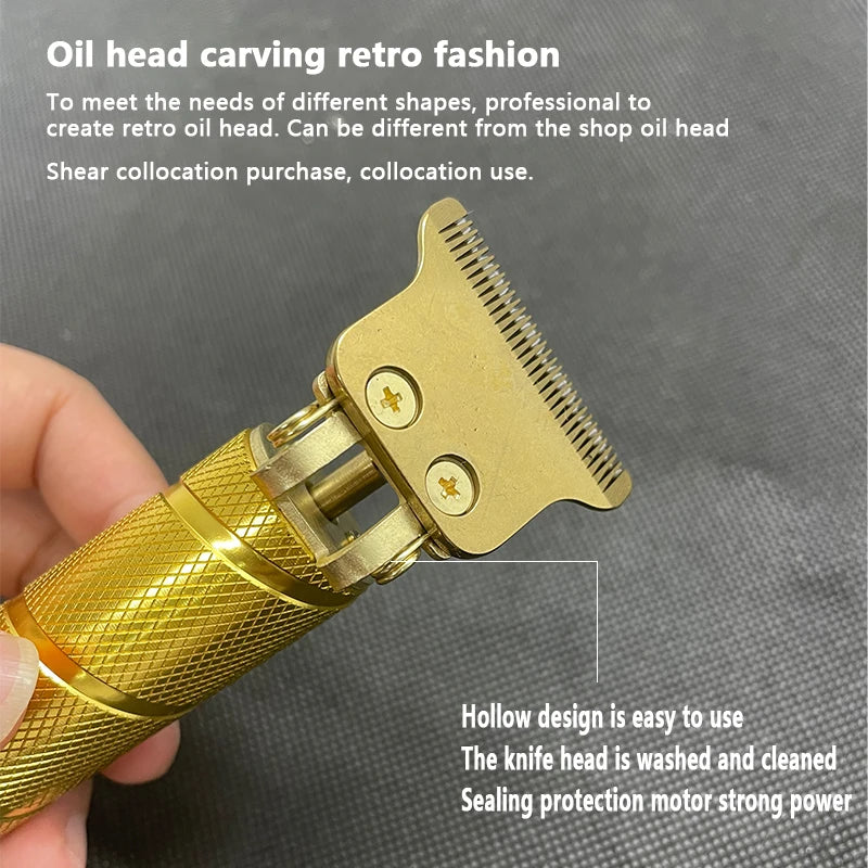 ProCordless Precision Hair Trimmer for Men – Rechargeable Beard & Hair Clipper with Stainless Steel Blades