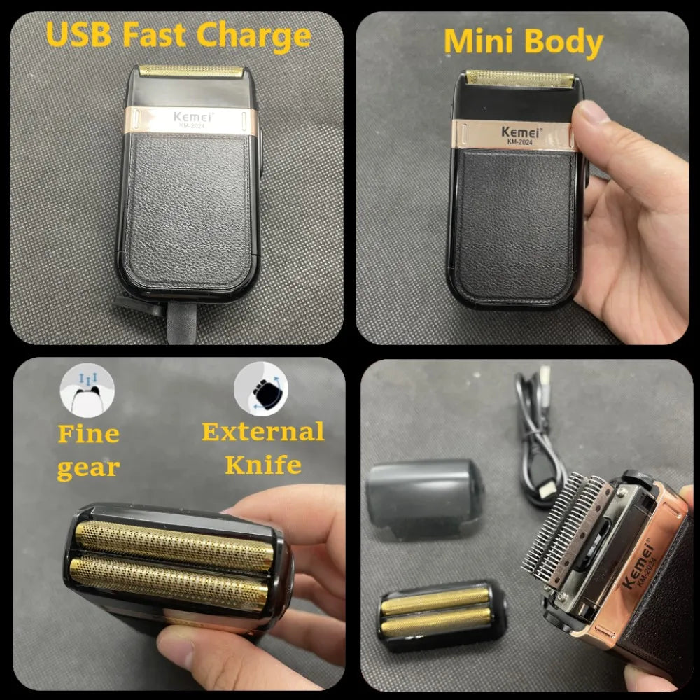 ProCordless Precision Hair Trimmer for Men – Rechargeable Beard & Hair Clipper with Stainless Steel Blades