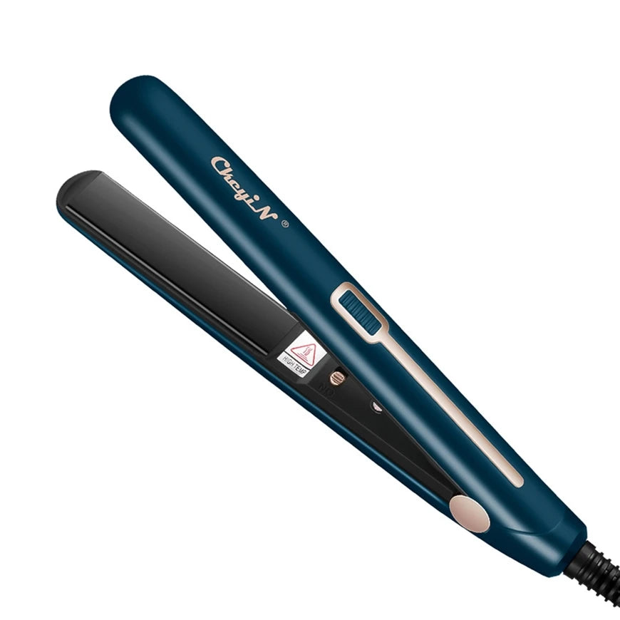 Mini Dual-Use Hair Straightener and Curler for Travel Styling with Constant Heat Control