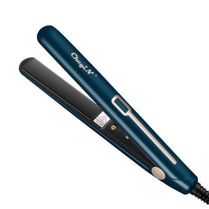 Mini Dual-Use Hair Straightener and Curler for Travel Styling with Constant Heat Control