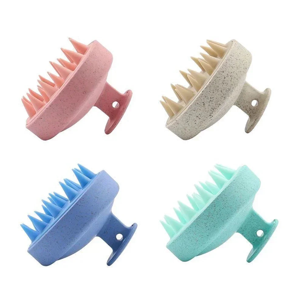 Silicone Scalp Massage Brush for Deep Hair Cleansing and Relaxing Shower Care