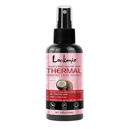 Thermal Heat Protection Spray for Hair Styling and UV Defense
