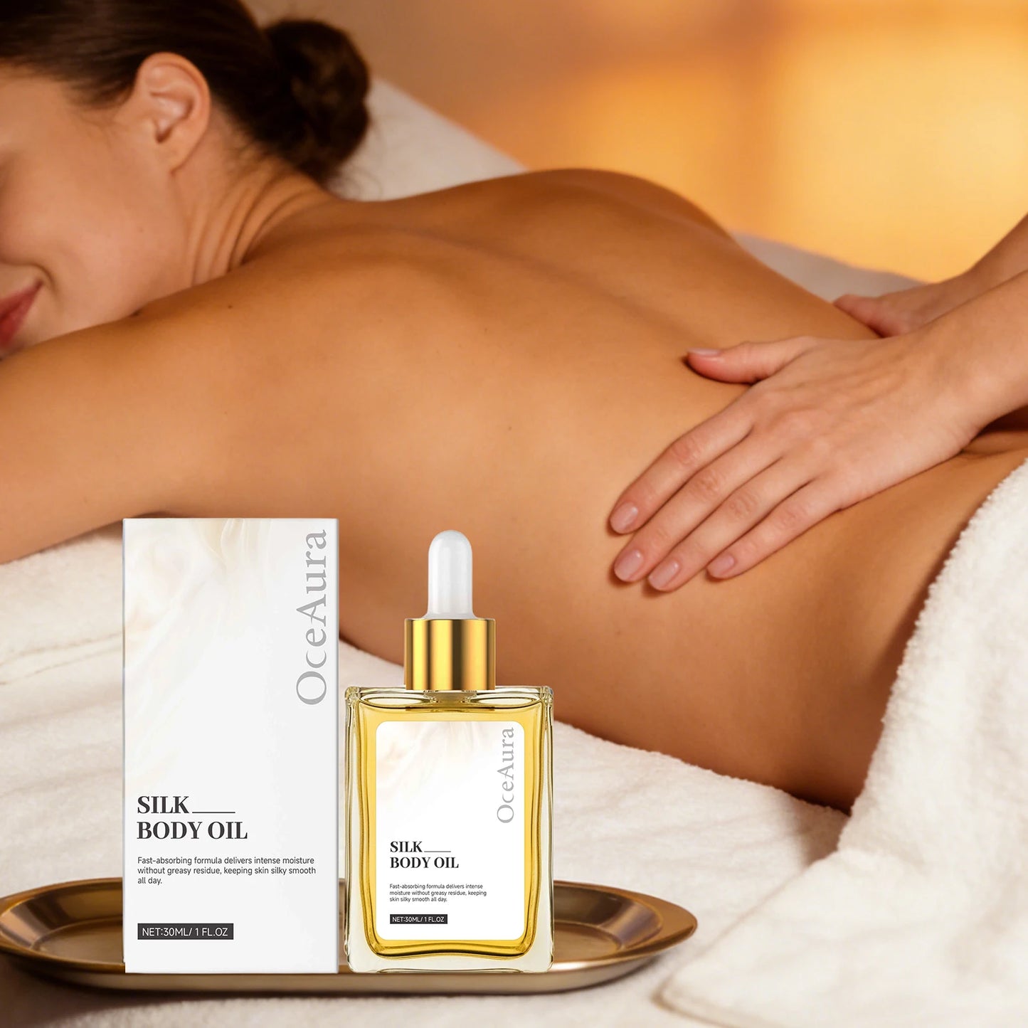 Silk Protein Body Oil for Radiant Skin & Deep Hydration